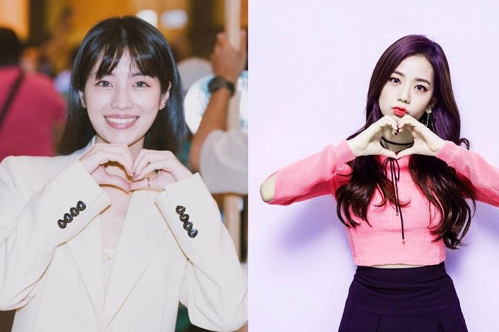 有網友覺得徐千晴也像韓國女子天團BLACKPINK的成員Jisoo。翻攝徐千晴臉書