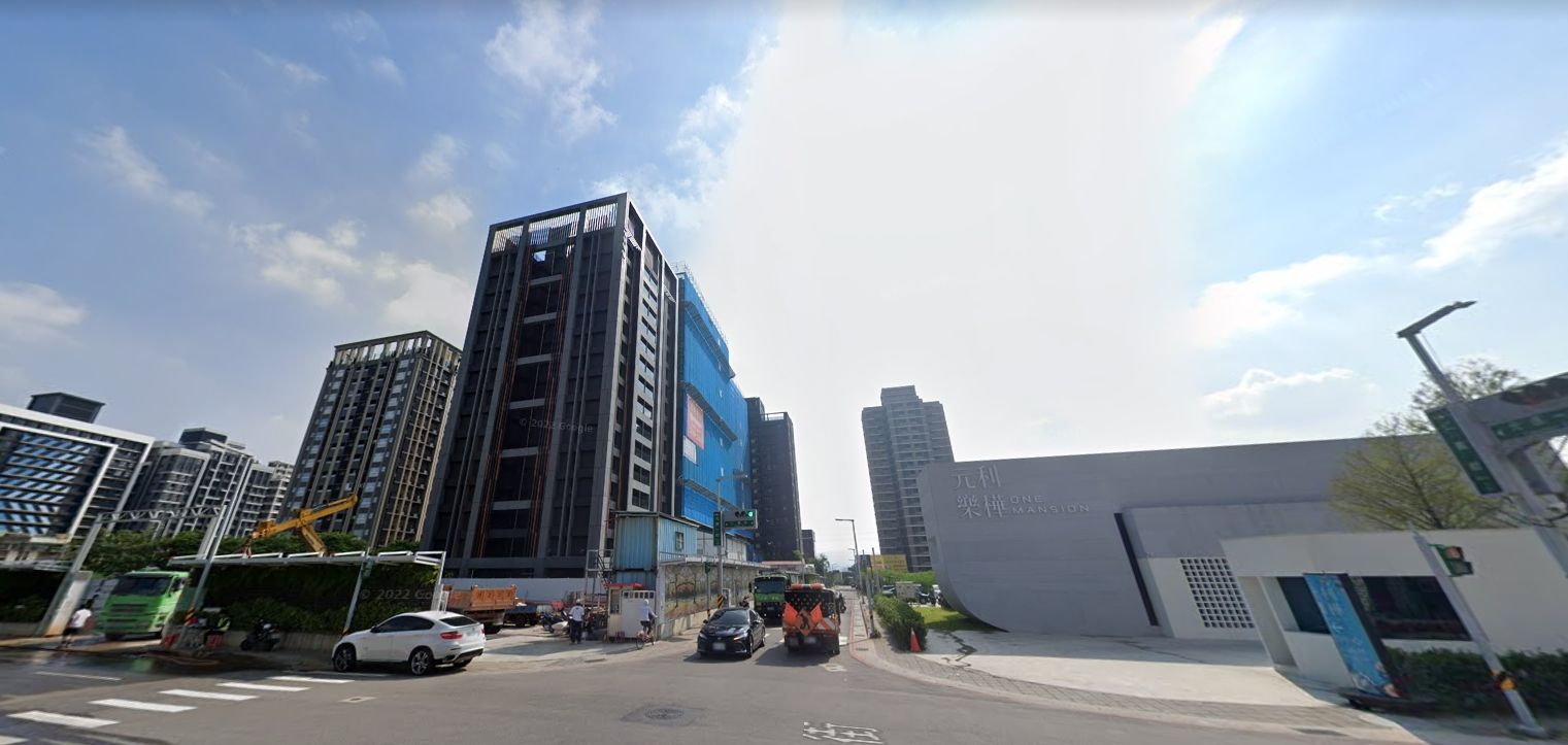 元信一街兼具綠地和重劃條件,近年吸引不少建商推案,新建案成交價站穩6字頭,部分社區開價挑戰7字頭,大多為區域型建商的產品。翻攝Google map