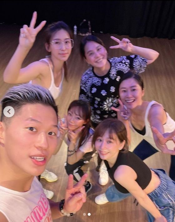 大家運動完氣色好。翻攝王心凌IG