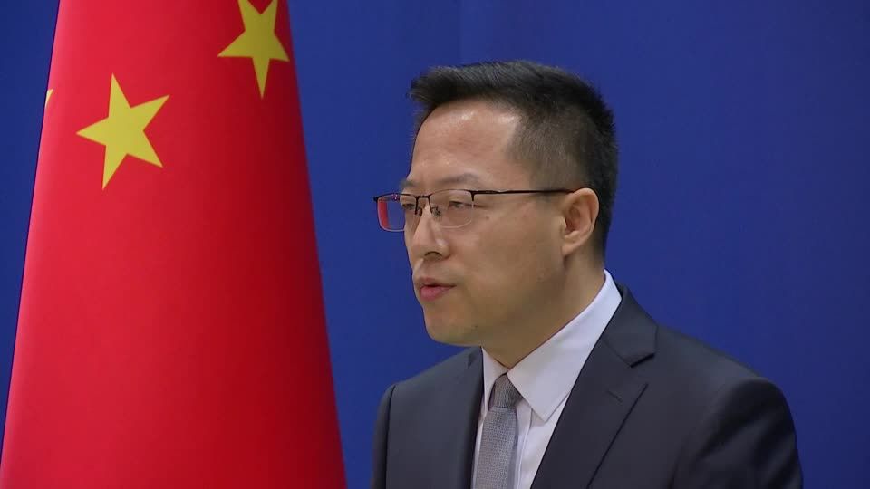 中國外交部發言人趙立堅盼美方把拜登相關表態落到實處。路透社