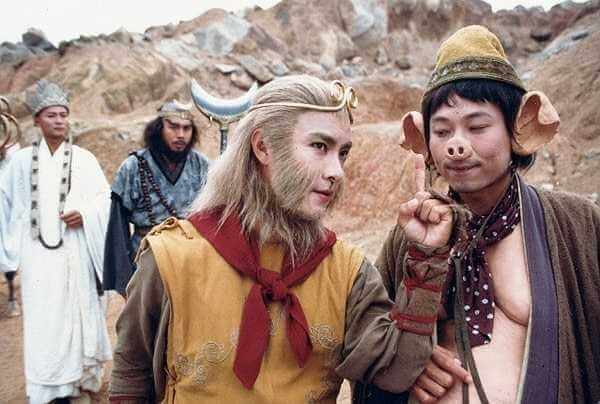黎耀祥(右)和張衛健合演港劇《西遊記》為經典之作。翻攝劇照