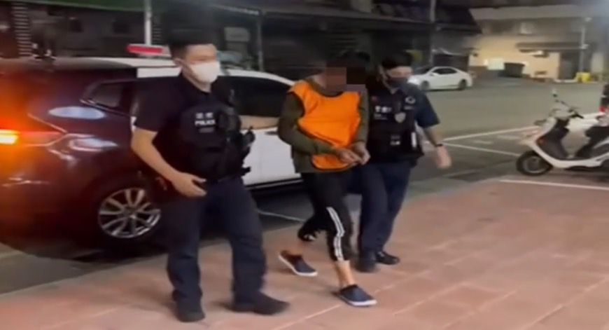 王姓男子訊後被依公共危險罪移送法辦。讀者提供