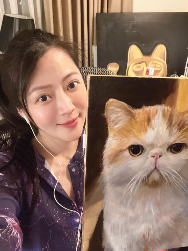 張熙恩改名原尹鋅,轉行當畫家。翻攝張熙恩臉書