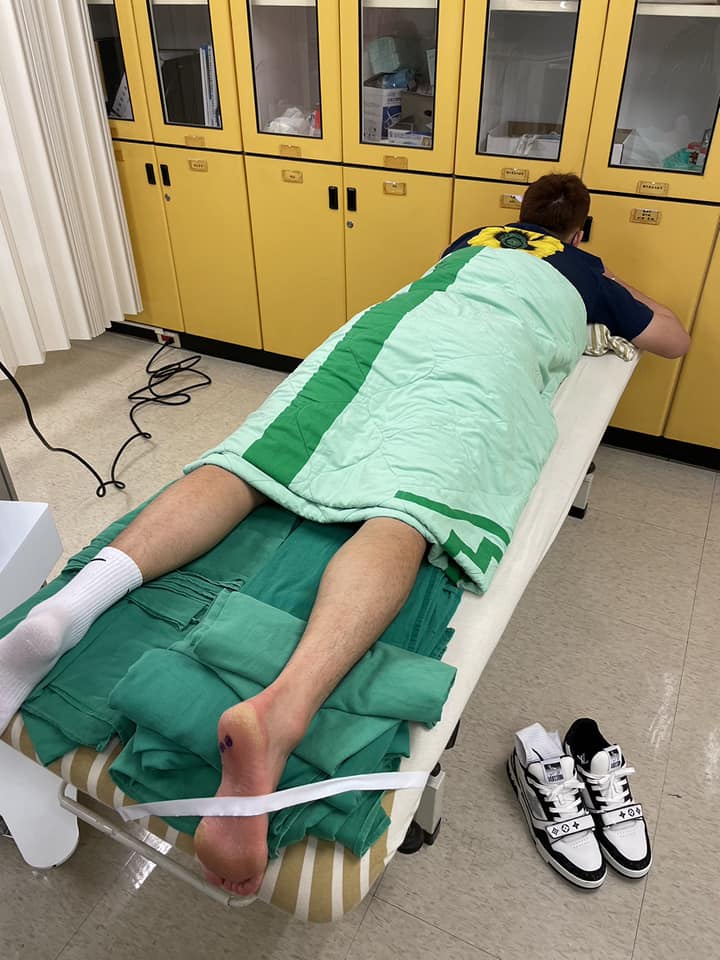 王齊麟持續治療復健中。 翻攝王齊麟臉書