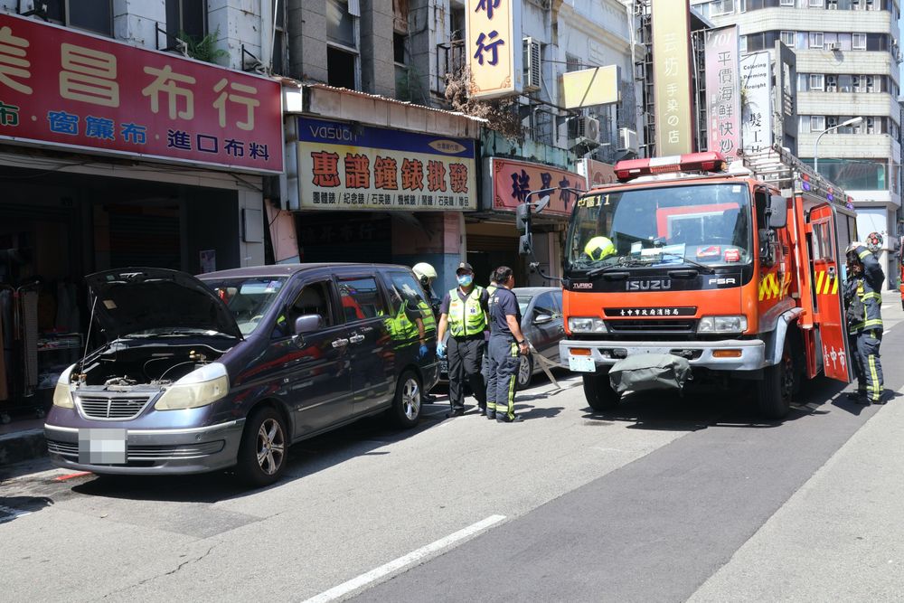 準備收隊虛驚一場。張喆喜攝