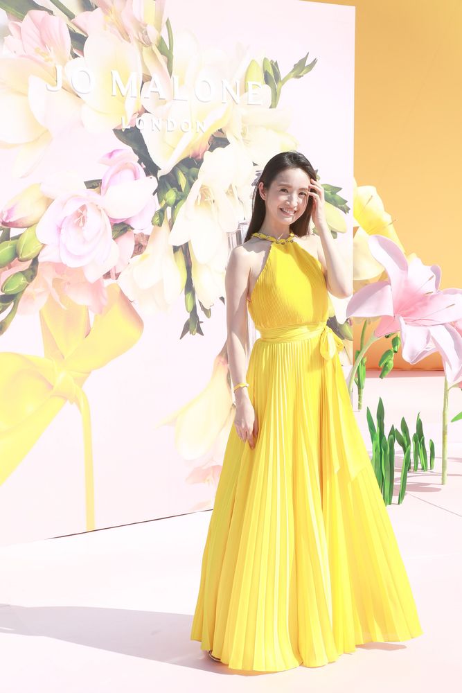 現場還佈置有小小的英倫花園。朱世閎攝