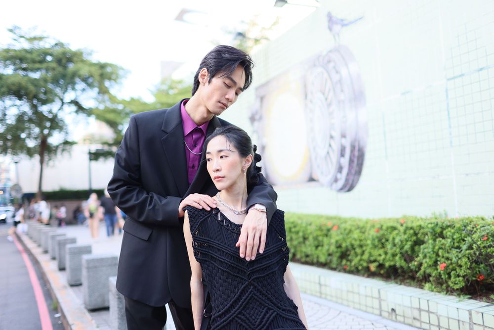 李英宏（左）和姚吉慧首次挑大樑演出。鄭孟晃攝