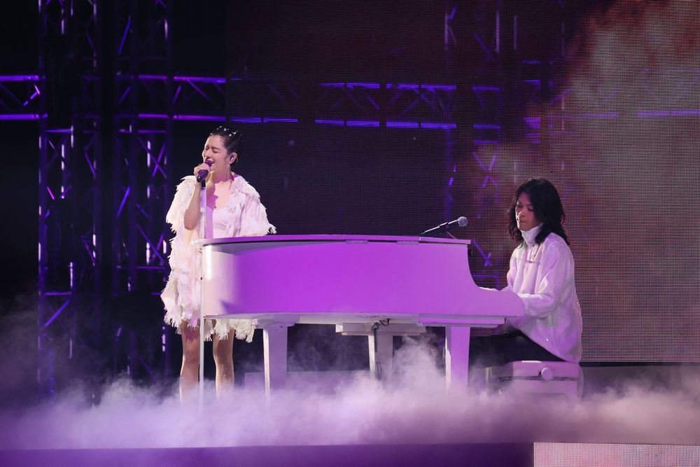 演唱換嘉賓聖皓。鄭孟晃攝