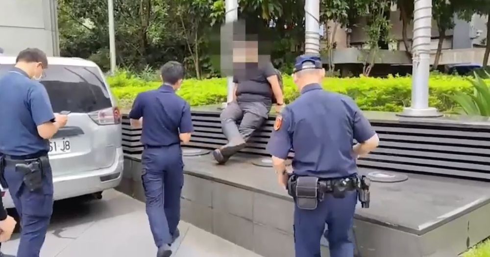 警方今早找到田男。翻攝畫面