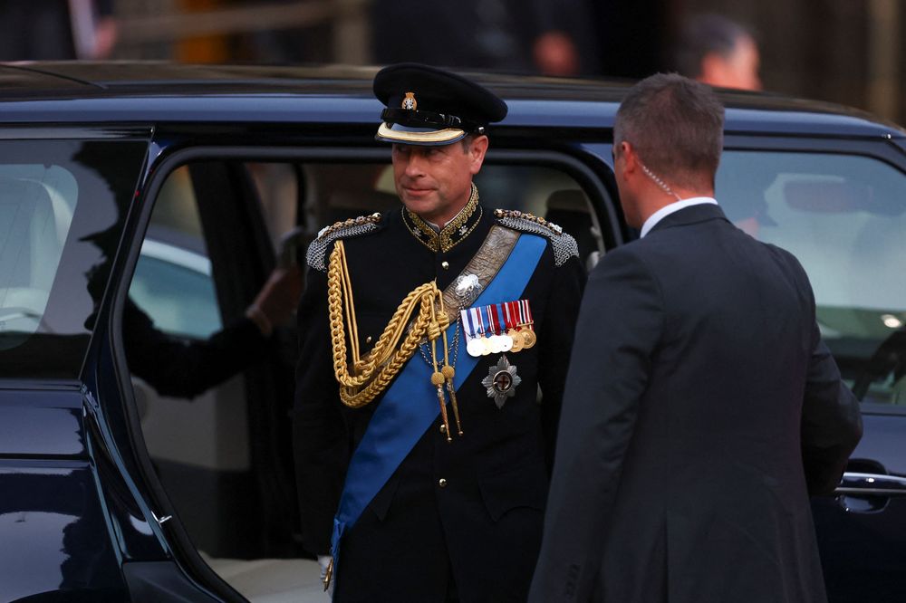 愛德華王子（左）是伊麗莎白二世最小的兒子。路透社