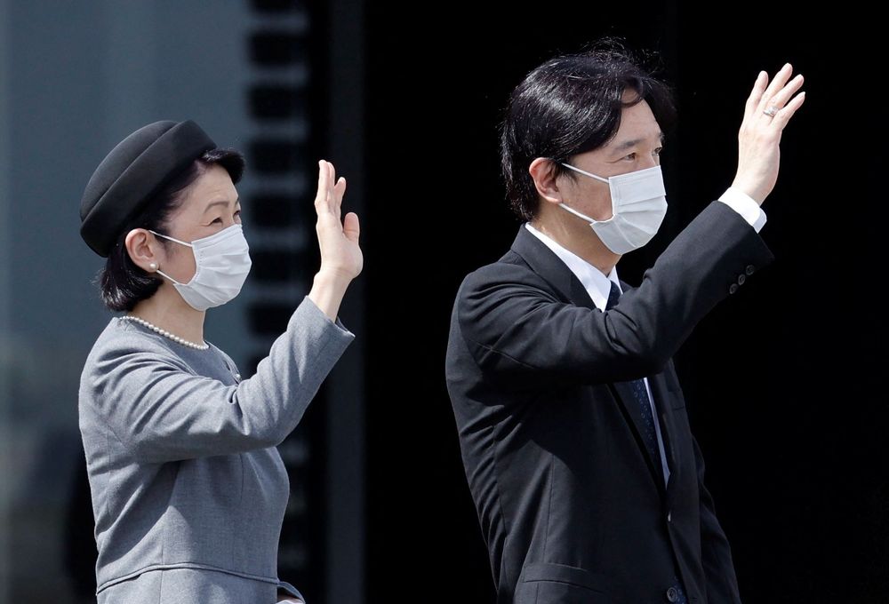 文仁親王夫婦將出安倍國葬。路透社