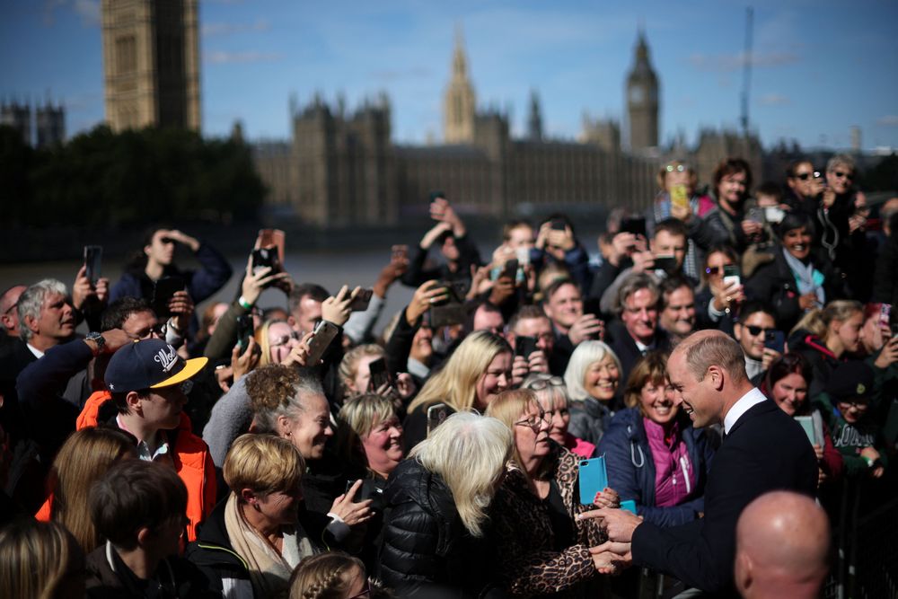 威廉王儲人氣超高。路透社
