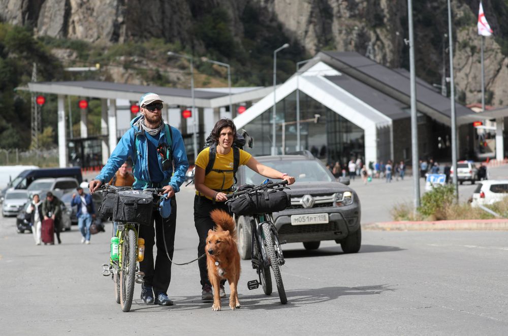 與喬治亞邊界相鄰的俄國北奧塞第亞地區表示已經無法負擔湧入的人潮。路透社