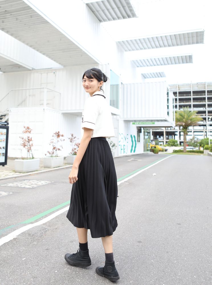 嘉嘉和朋友一起從台北到花蓮遊玩。鄭孟晃攝