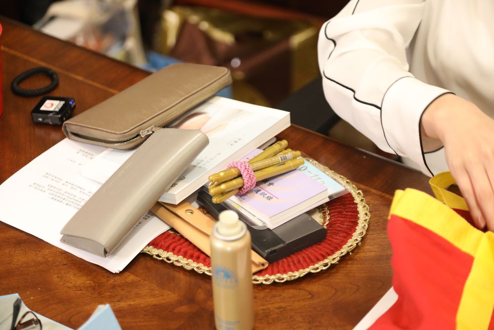 李婉鈺攜帶的隨身小物。鄭孟晃攝