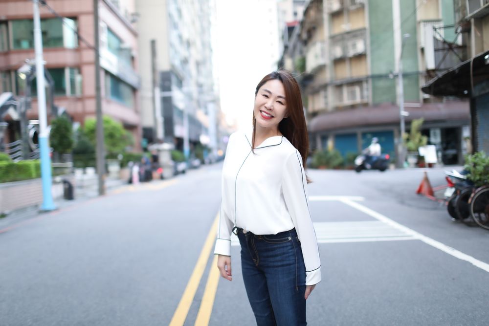 李婉鈺這次捲土重來選新北市板橋區議員，已端出不少政見牛肉要讓選民看到。鄭孟晃攝