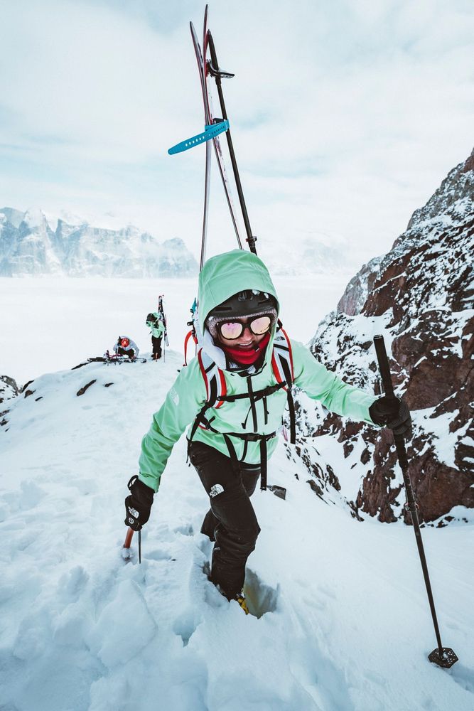 THE NORTH FACE保暖服飾可對應滑雪時的低溫。品牌提供
