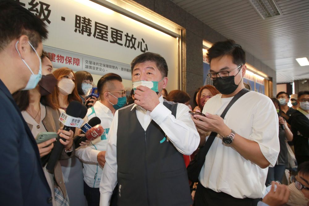 陳時中相當期待電視辯論。朱世閎攝