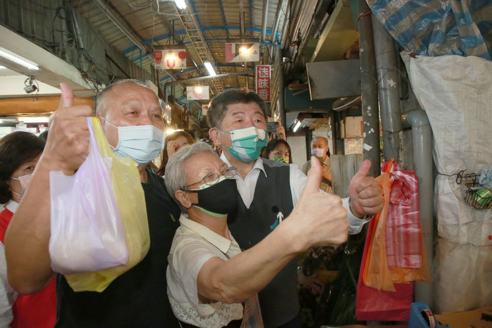 陳時中認為，政治人物對於「抗共」要有正面的態度。朱世閎攝