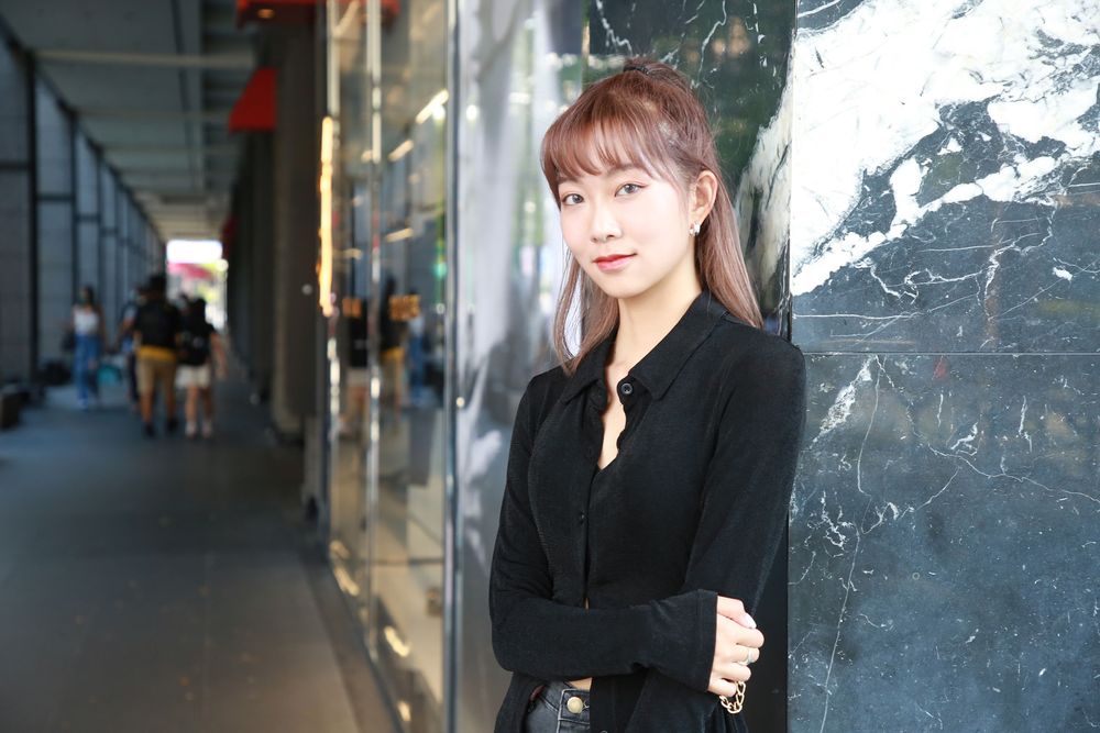 现阶段的Rina希望能继续坚持自己喜欢、想做的事。朱世闳摄