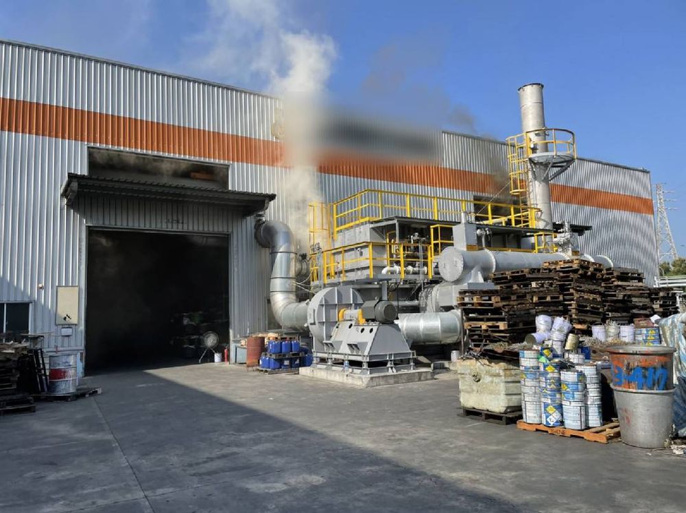 火勢在今早8時40分撲滅。讀者提供