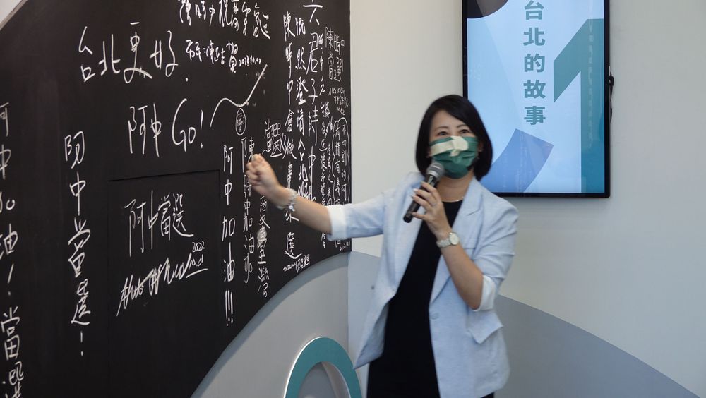 陳時中競選團隊總幹事吳思瑤。莊宗達攝