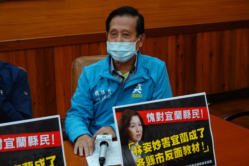 民進黨宜蘭縣議員劉添梧。林泊志攝