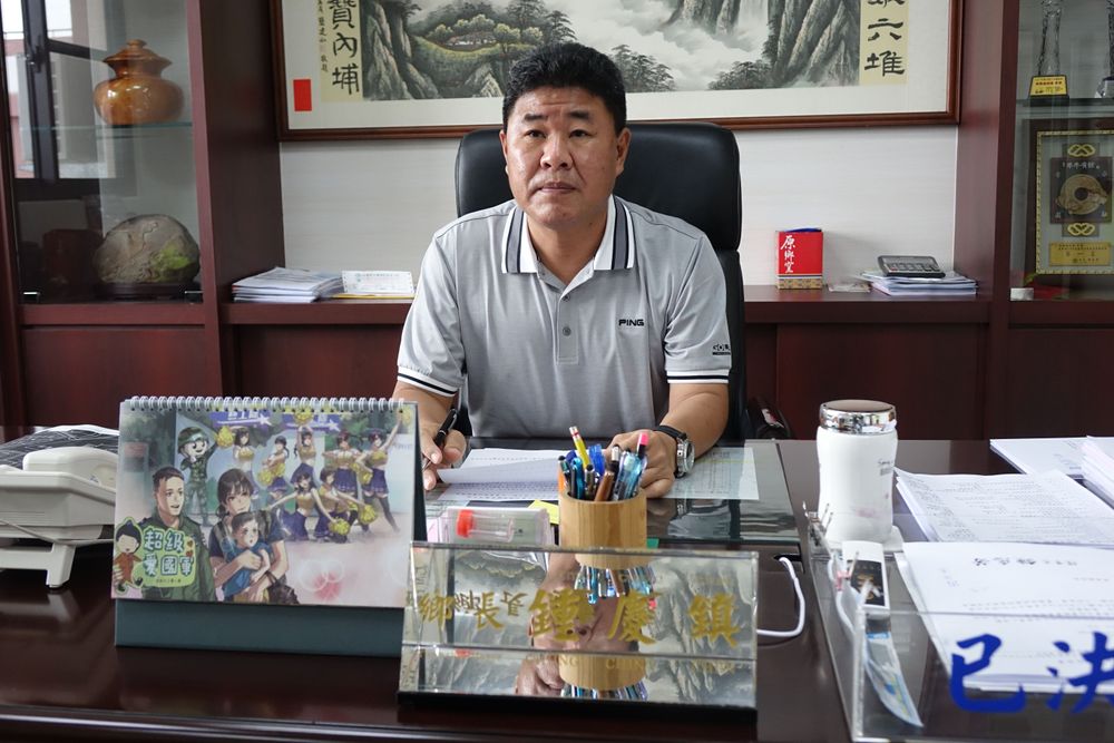 鍾慶鎮表示，就是盡力做好現在鄉長應該做的事。羅琦文攝