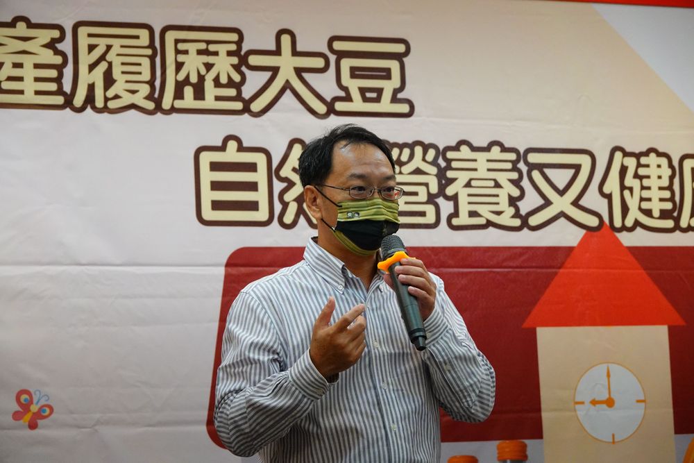 农粮署东区分署秘书刘向正。林泊志摄