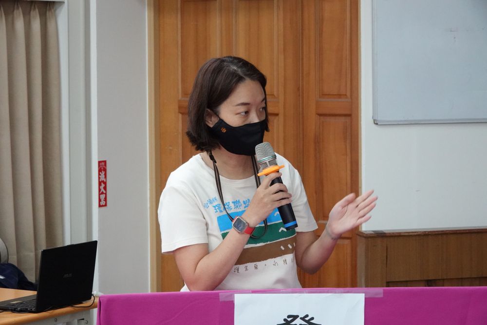 宜蘭環保聯盟理事長孫博萮反對高鐵興建，認為交通部規劃思維錯誤。林泊志攝