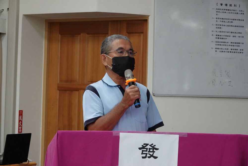 宜蘭市新生里長蔡錦濤。林泊志攝