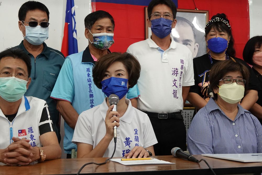 國民黨宜蘭縣議員黃琤婷批評檢調濫用司法調查權，告發一鳴企業社迄今卻沒下文，根本就是辦藍不辦綠。林泊志攝