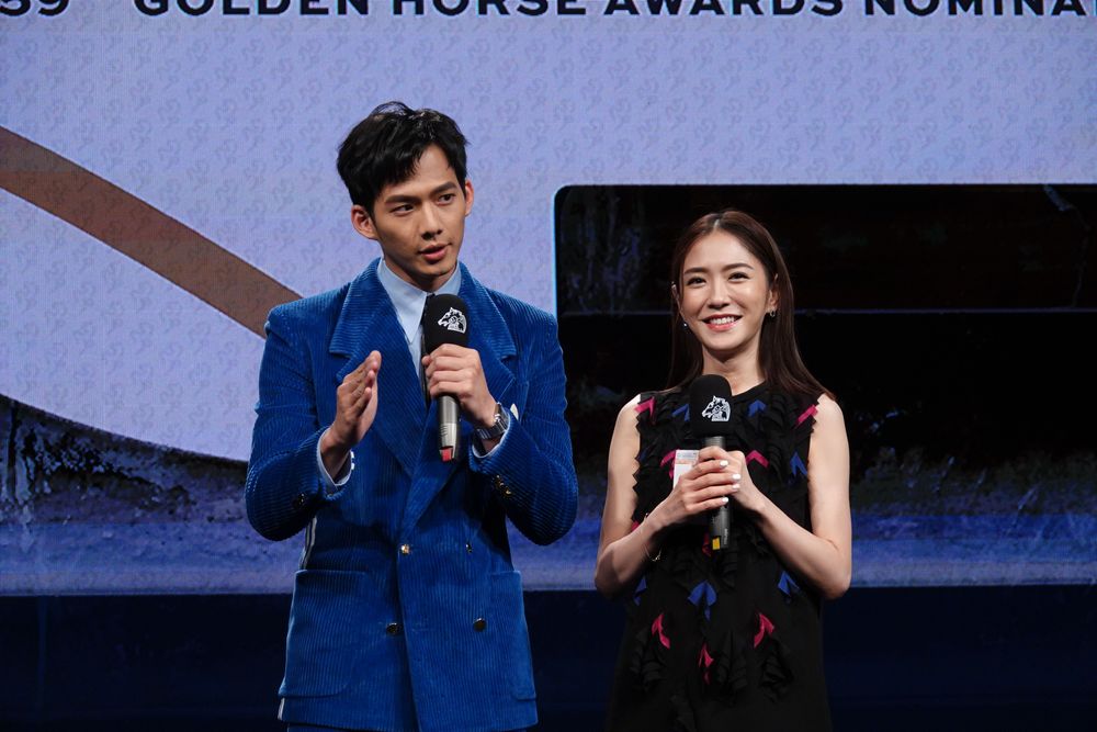 楊千霈與吳念軒將主持金馬紅毯。陳德興攝