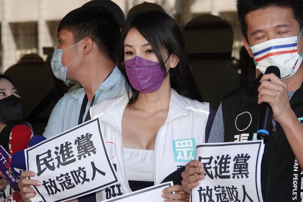 民众党议员参选人曾妍洁。陈德兴摄