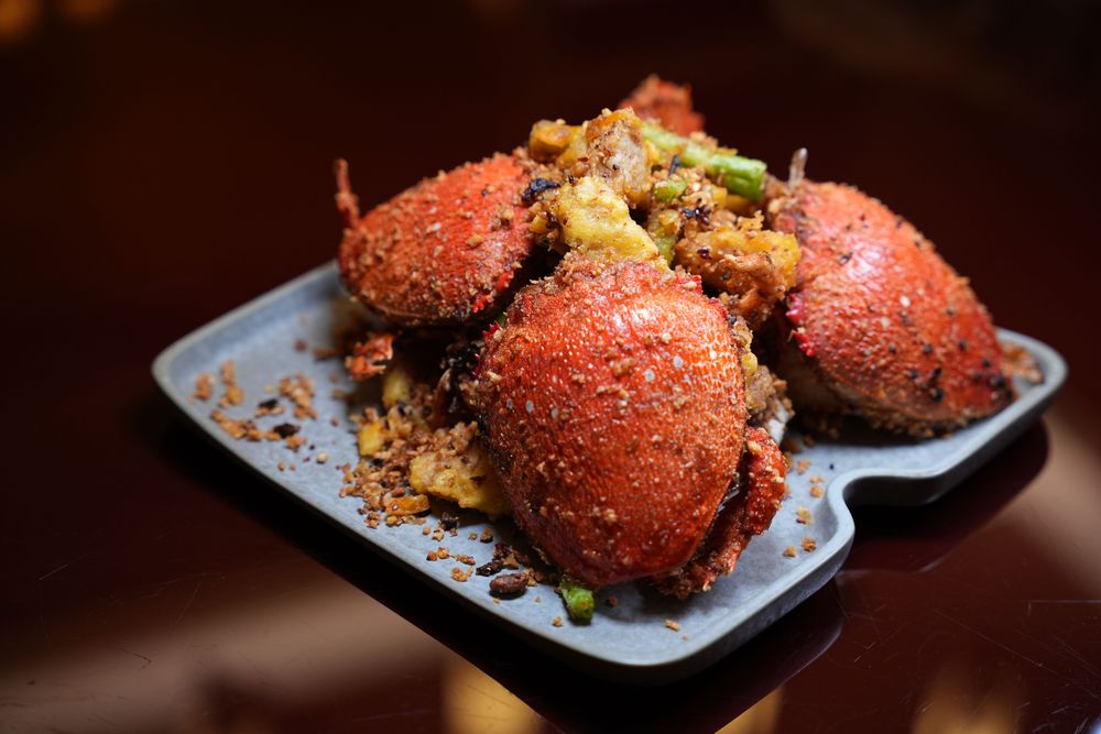 「漁村避風塘旭蟹」。黃盈甄攝