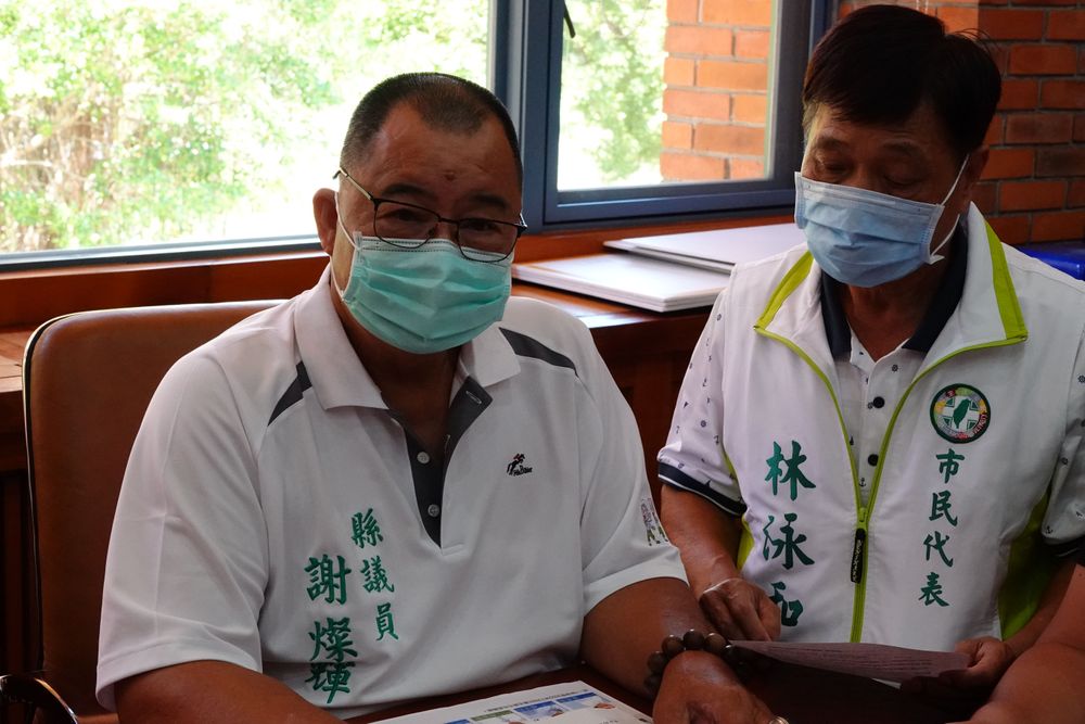 議員謝燦輝要林姿妙不要再裝睡。林泊志攝