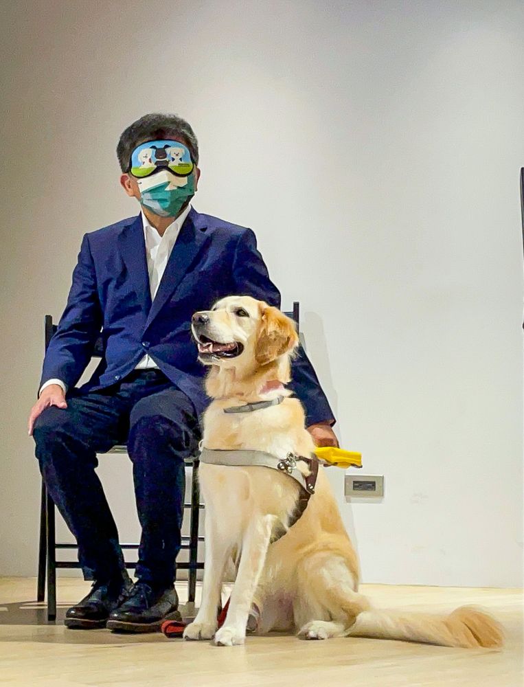 Ellie顺利带陈时中抵达定点。赖昀岫摄