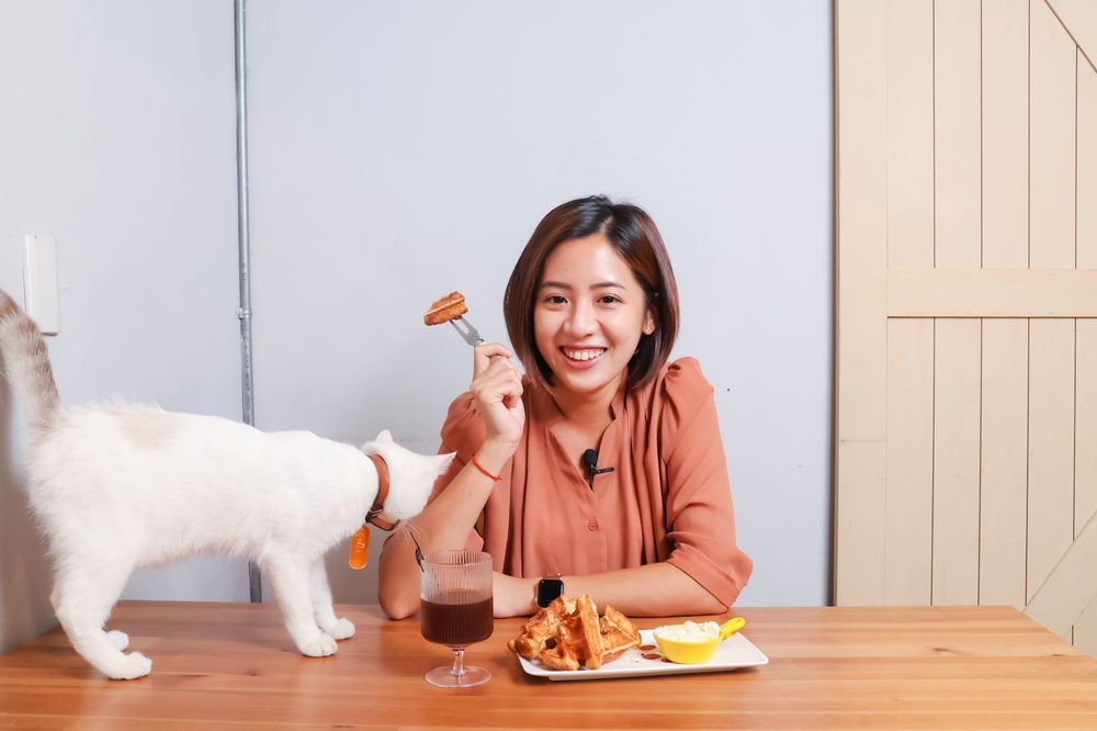 為壹蘋讀者吃播。趙世平攝