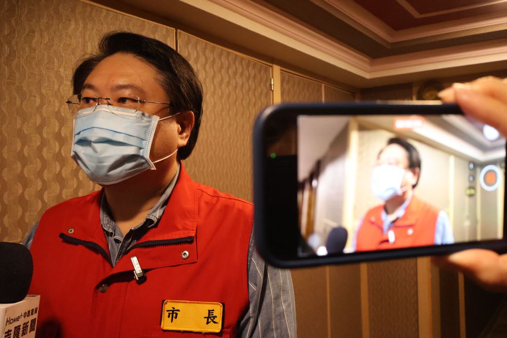 林右昌强调，台风远离仍有豪大雨发生，市府与公所将加强警戒，请市民朋友注意安全。戴之圣摄