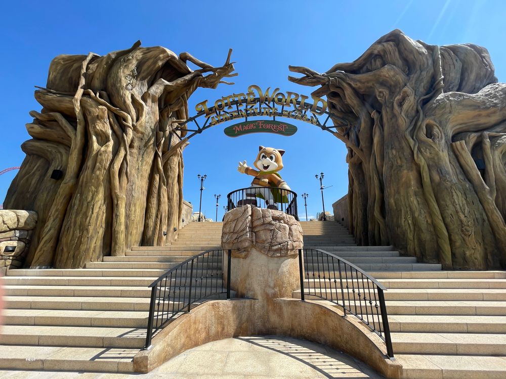 今年3月，深受旅客喜愛的「樂天世界冒險樂園」也前進釜山，成為造訪釜山不可錯過的景點之一。黃盈甄攝