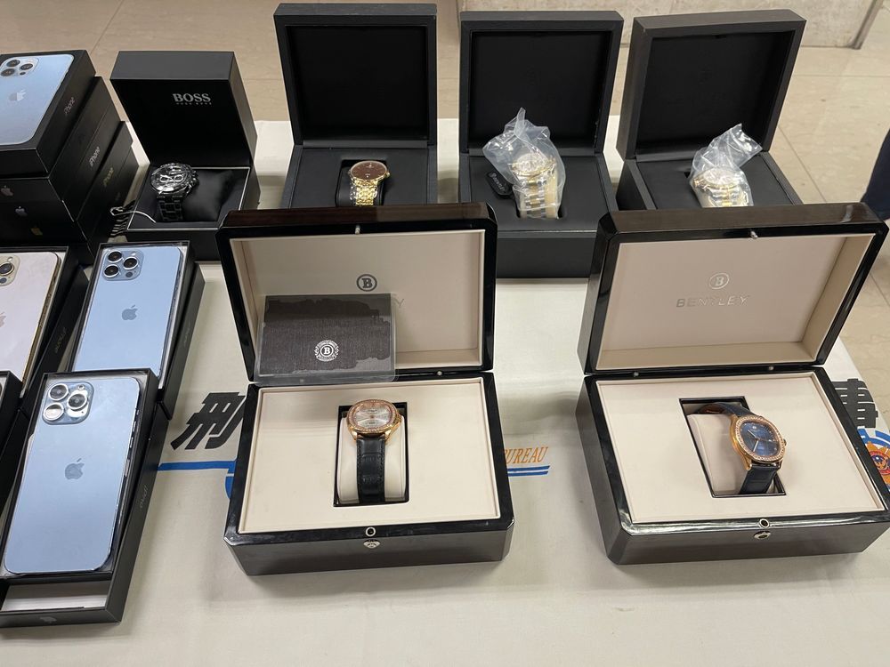 連千毅被搜出大量仿冒精品。資料照片