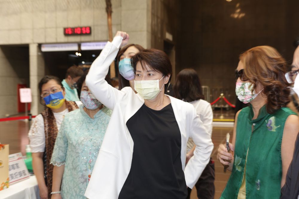 台北市長參選人黃珊珊。翁玉信攝