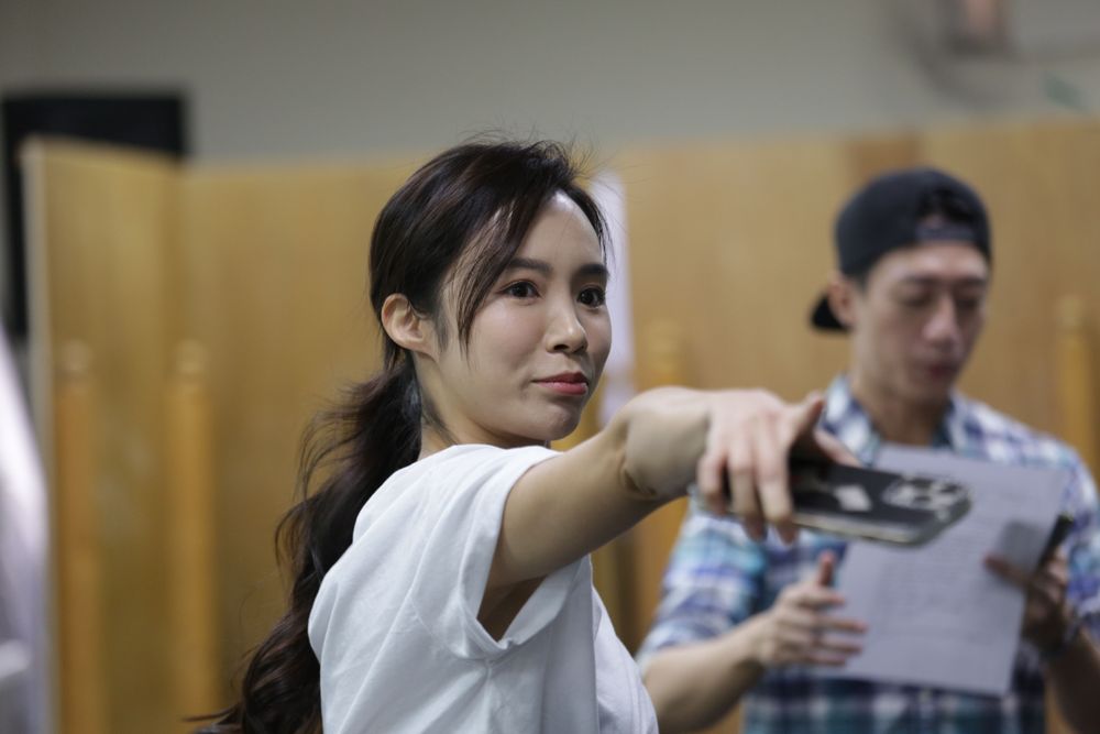 康茵茵舞台劇資歷長達12年。翁玉信攝