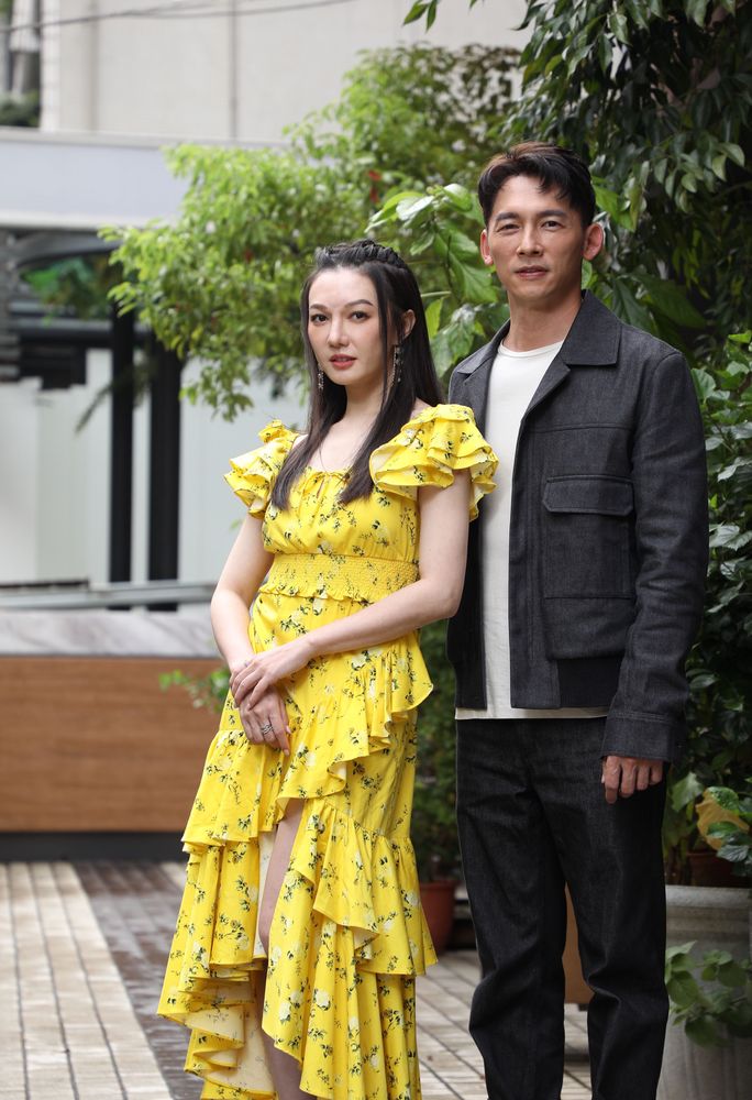 溫昇豪仰賴李杏對劇本的協助。陳明中攝