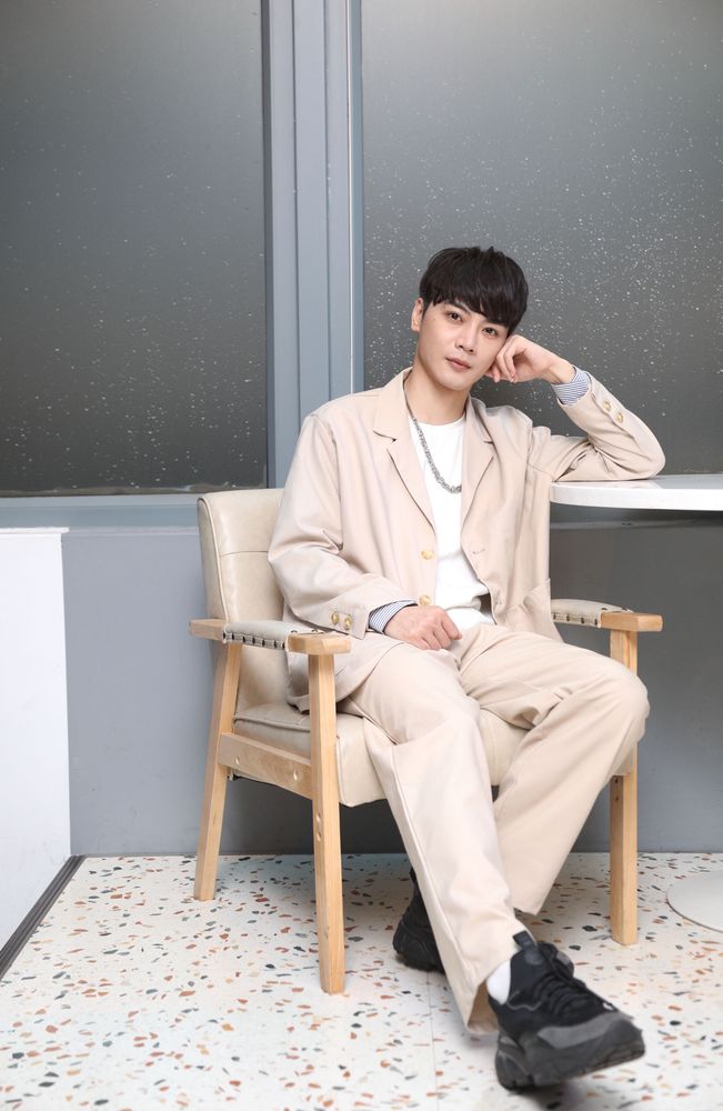 古曜威分享和家人相處點滴。陳明中攝