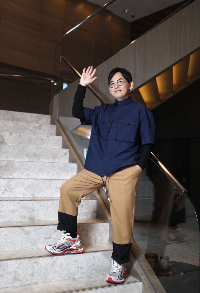 黃子佼對獲獎沒信心，能入圍就開心。陳明中攝