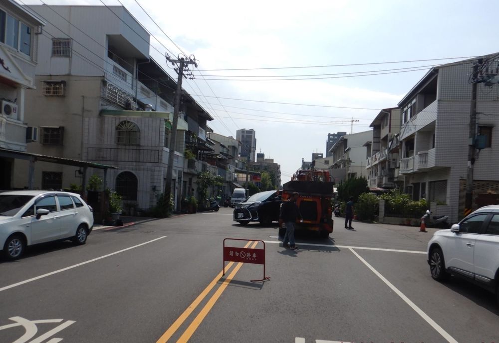 車禍發生地點在無號誌路口。讀者提供