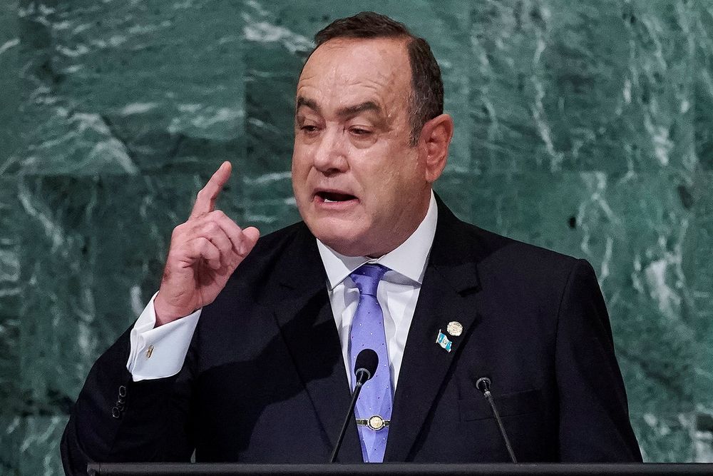 瓜地馬拉總統賈麥岱敦促聯合國推動改革、確保台灣有權加入，並承認台灣是個國家。路透社