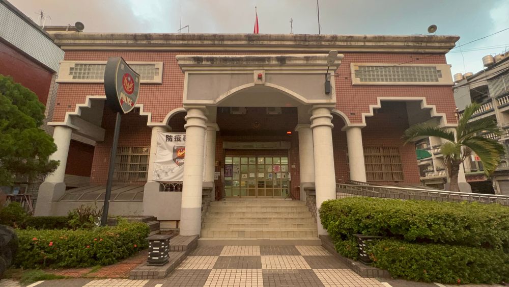 轄區大社分駐所（圖）獲報派人前往養生館，李男經警方告知權益後，表示不願提告。侯昌騰攝