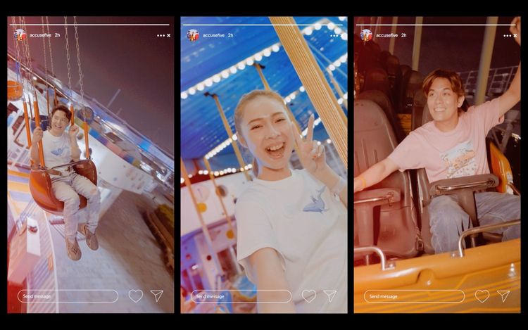 告五人體驗兒童新樂園遊樂設施。相信提供